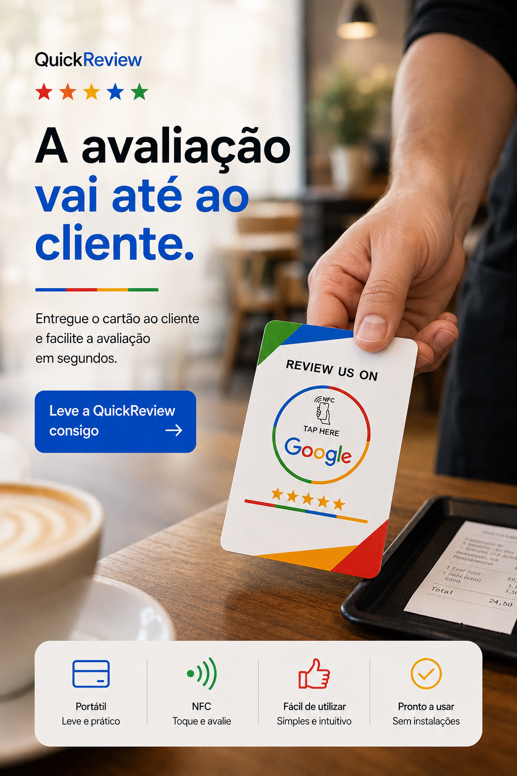 QuickReview Card em contexto