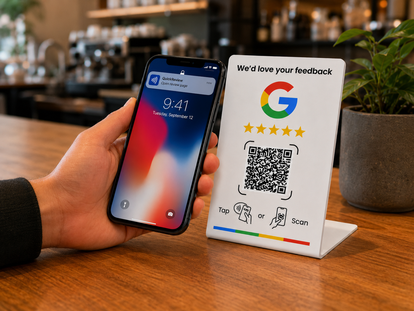 Passo 2: notificação NFC no telemóvel